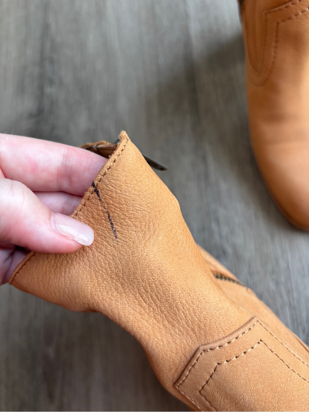 Frye Women's Essa Leather Bootie in Sand 8.5 - Picture 7 of 8